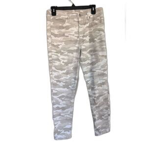 Levi's 721 High Rise Super Skinny Crop Camo Jeans Tan Women's 29